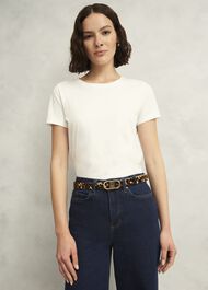 Kiera Leopard Belt, Leopard Print, hi-res