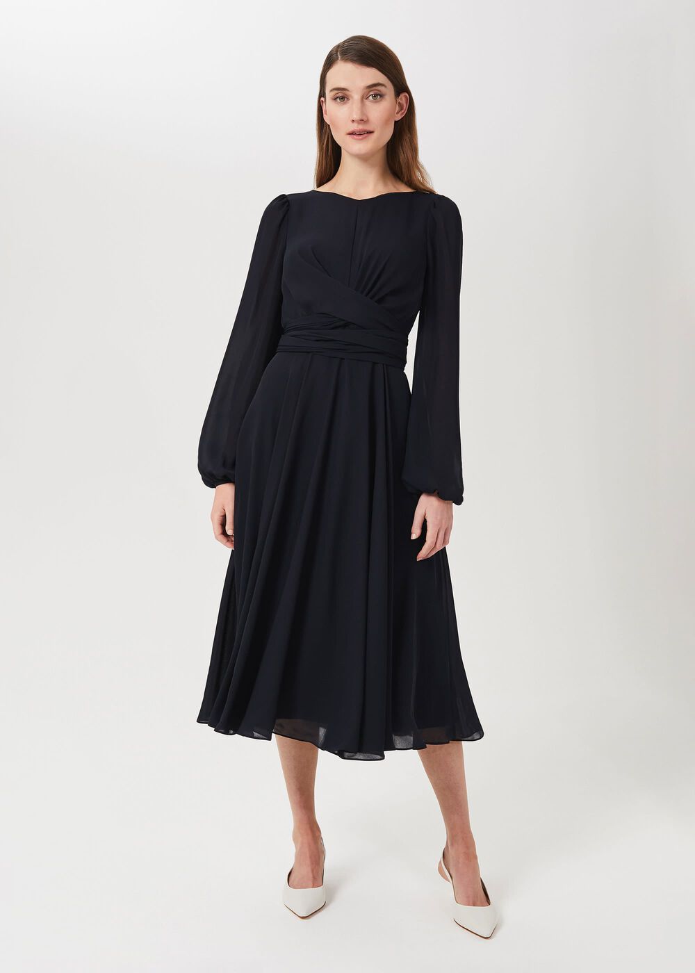Sadie Dress, Navy, hi-res