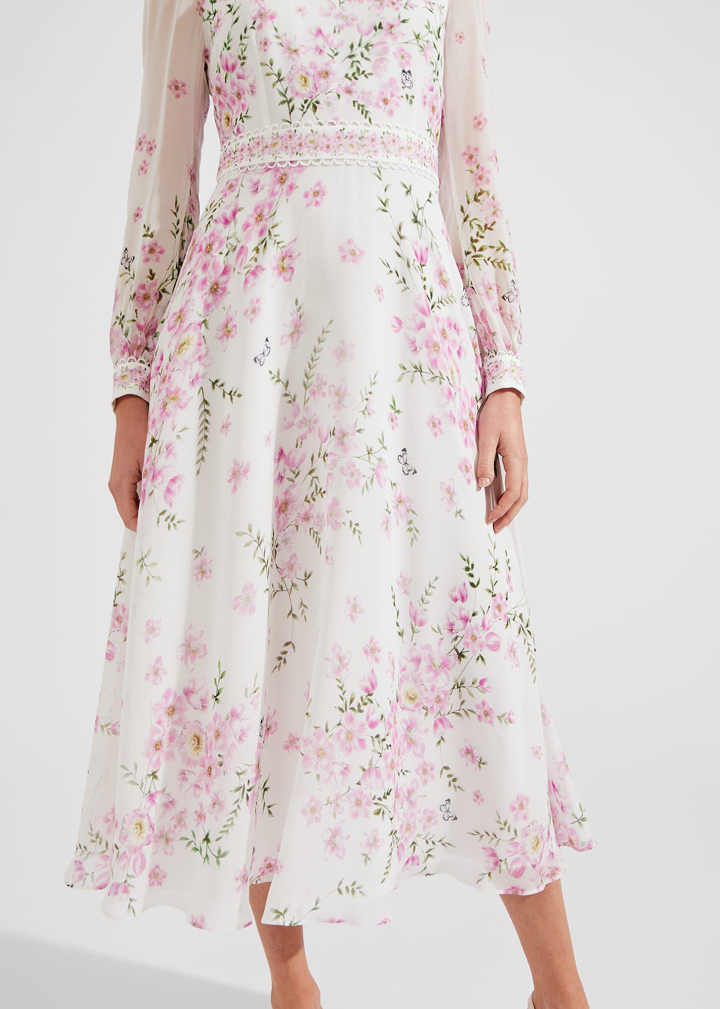 Skye Floral Silk Dress