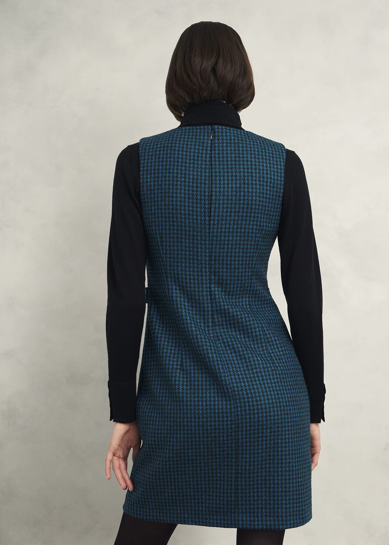 Sariah Wool Dress, Green Multi, hi-res