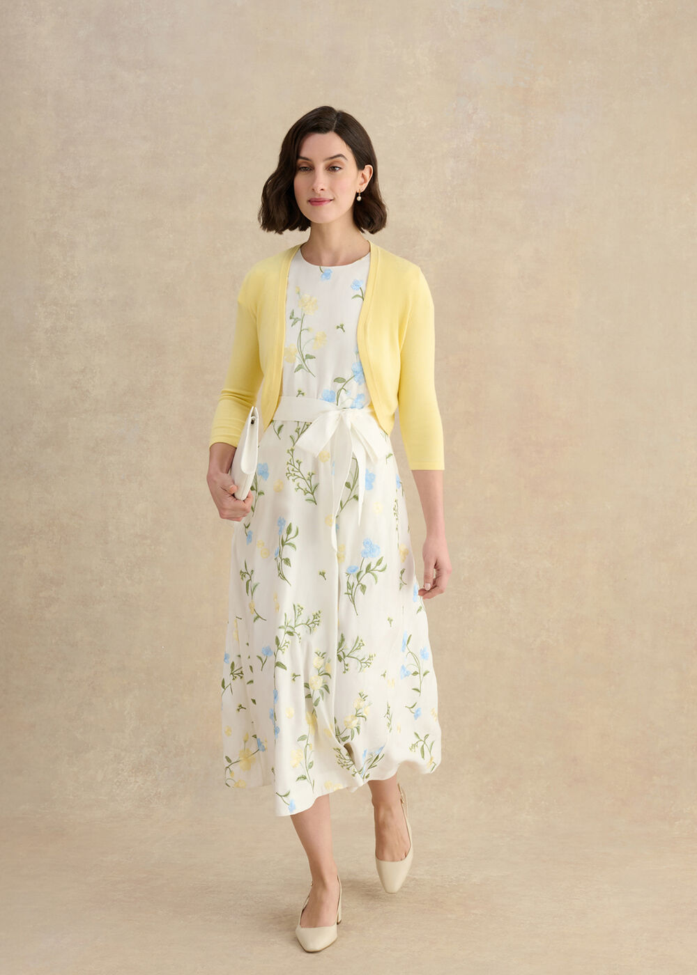 Linda Embroidered Dress | Hobbs US |