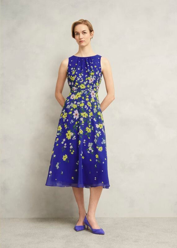 Petite Carly Gathered Neck Dress