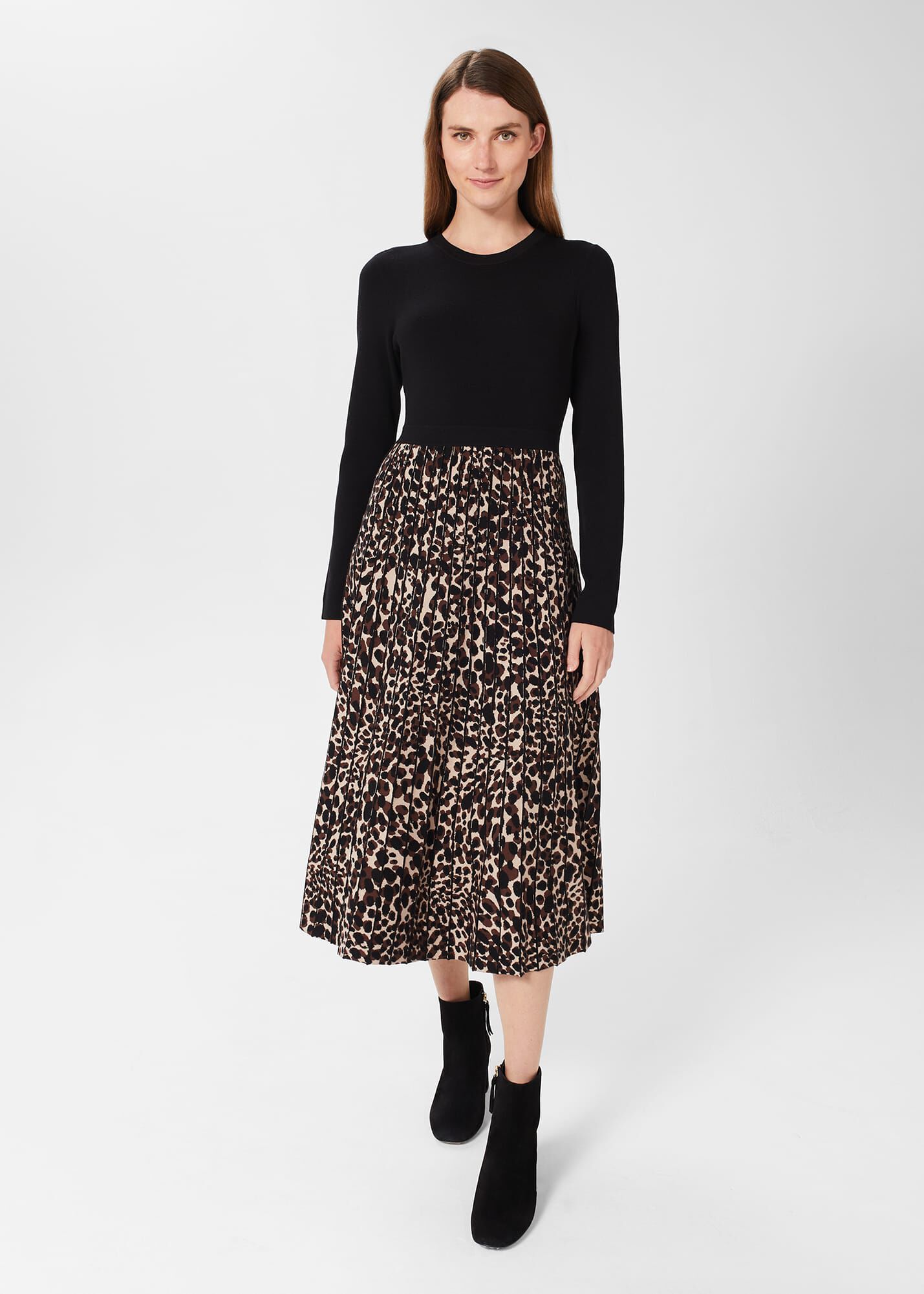 Hobbs leopard dress top