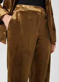 Tamzin Wide Pants, Gold, hi-res