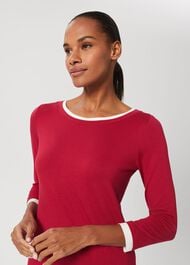 Delaney Top, Cranberry Pink, hi-res