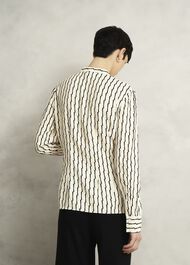 Anglesey Shirt, Buttercream Blk, hi-res