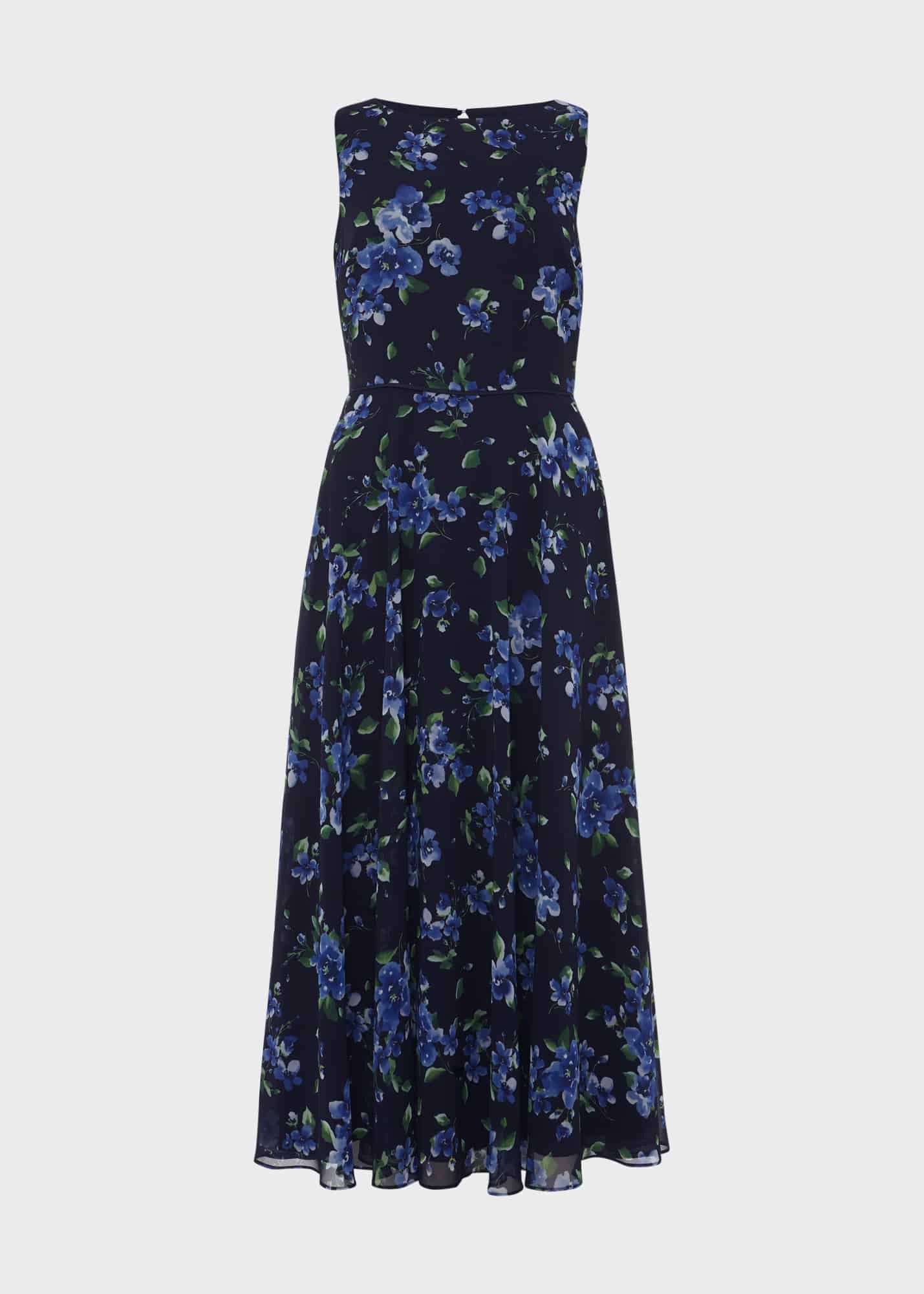 Carly Floral Midi Dress | Hobbs US |