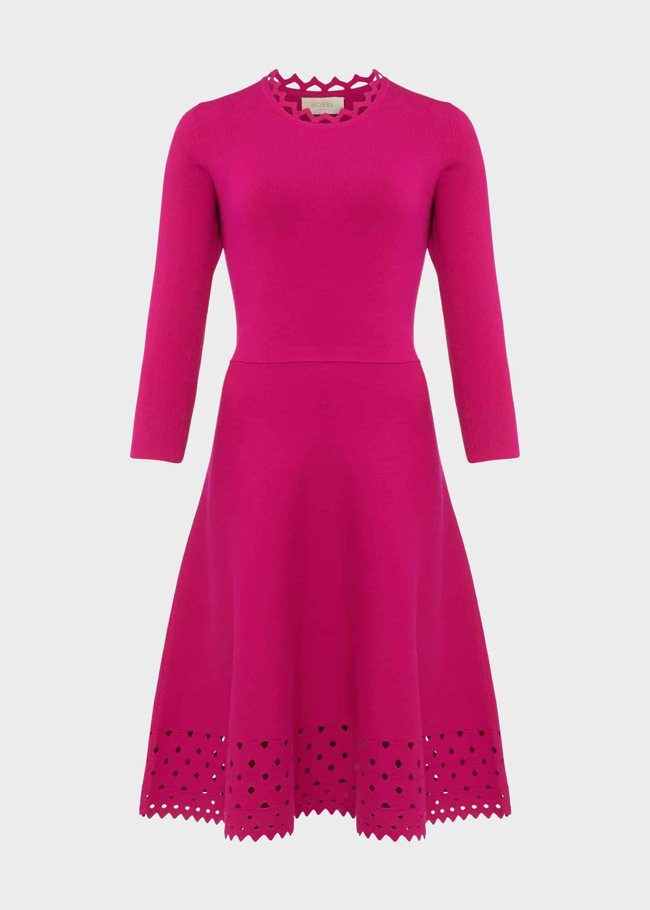 Myra Knitted Dress, Orchid Pink, hi-res