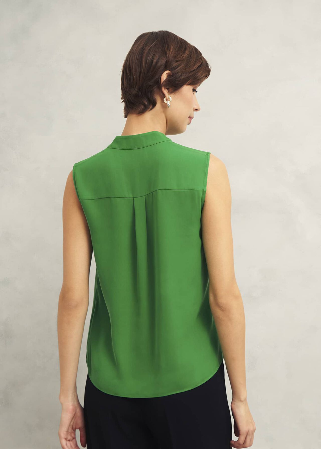 Hobbs Poppy Blouse Green