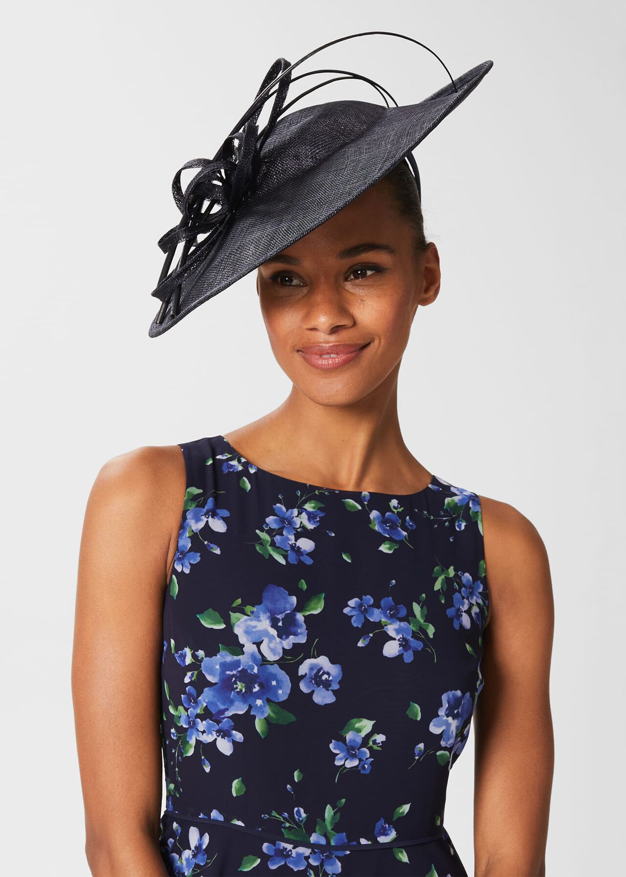 Harriet Fascinator, Midnight, hi-res