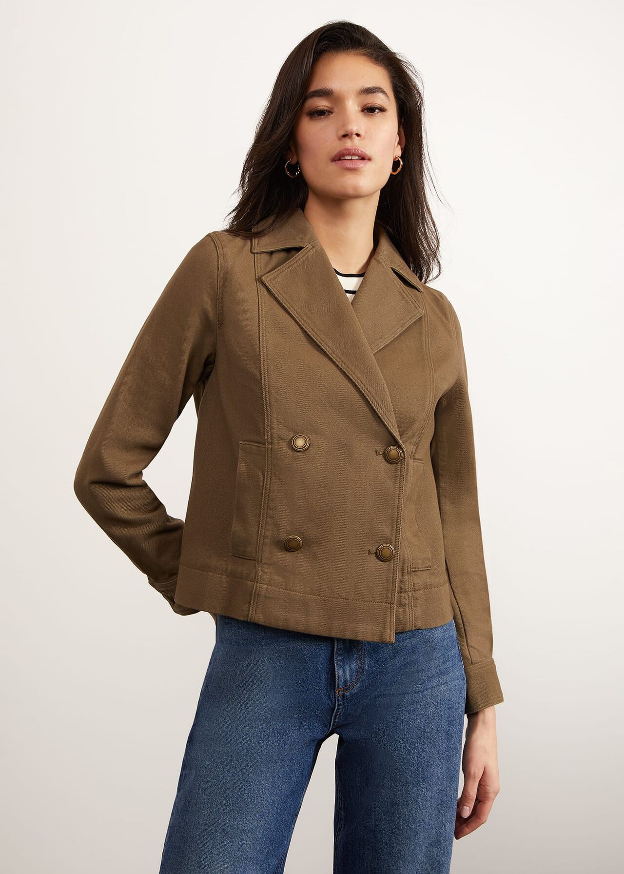 Prior Cotton Jacket, Khaki Green, hi-res