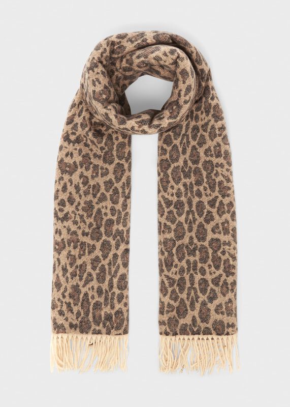 Adriana Leopard Scarf