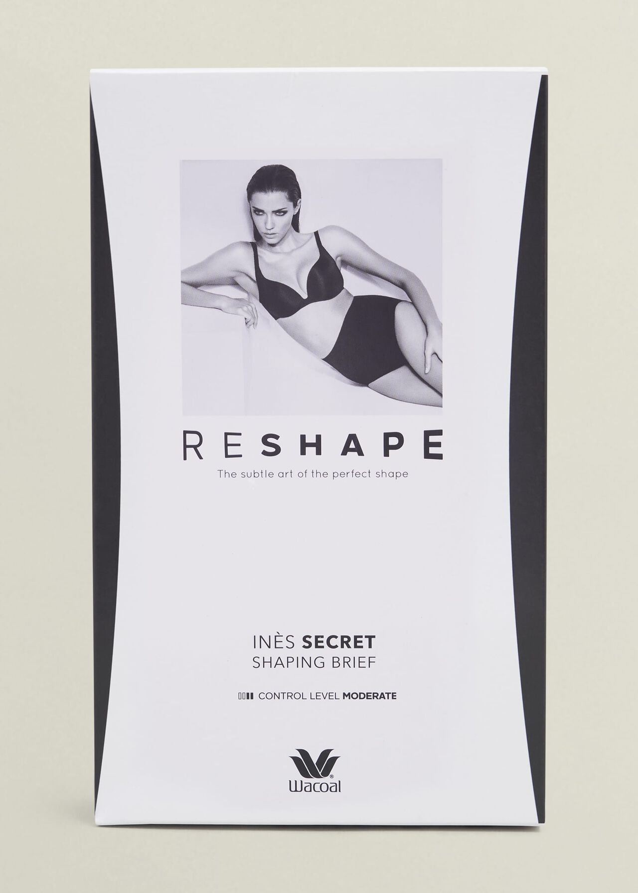 Moderate Control Shaping Brief, Black, hi-res