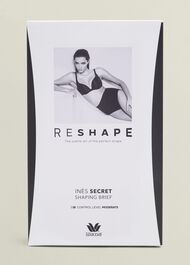 Moderate Control Shaping Brief, Black, hi-res