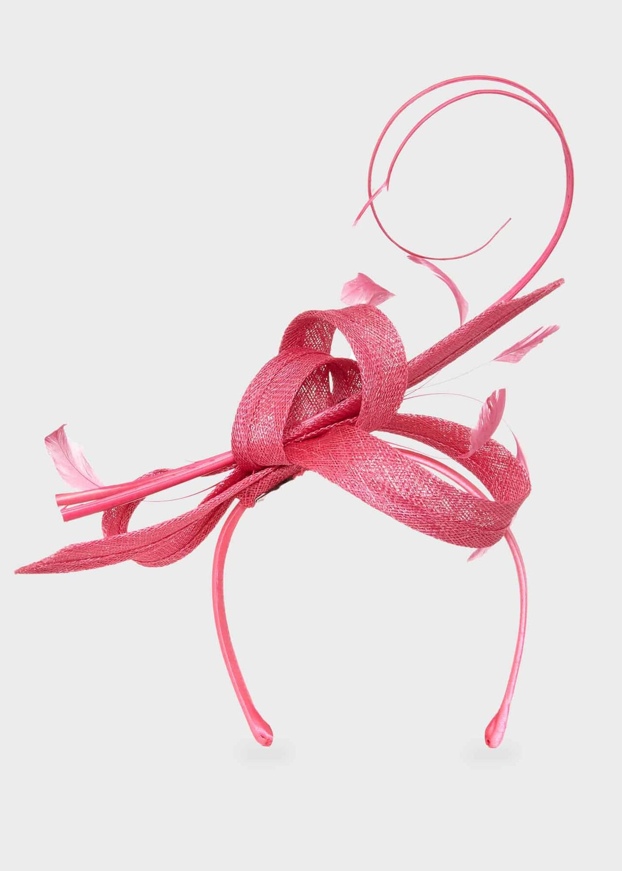 Teagan Fascinator, Bright Pink, hi-res