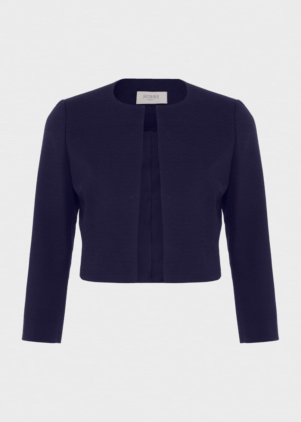 Elize Textured Jacket, Midnight Navy, hi-res