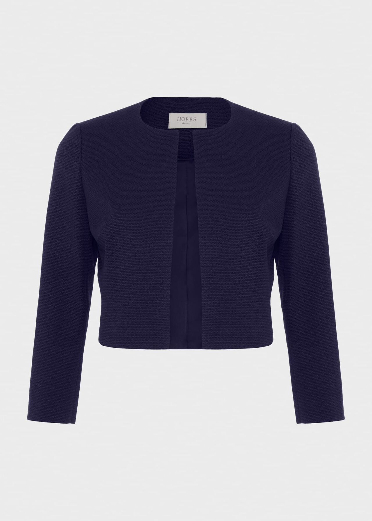 Elize Textured Jacket, Midnight Navy, hi-res