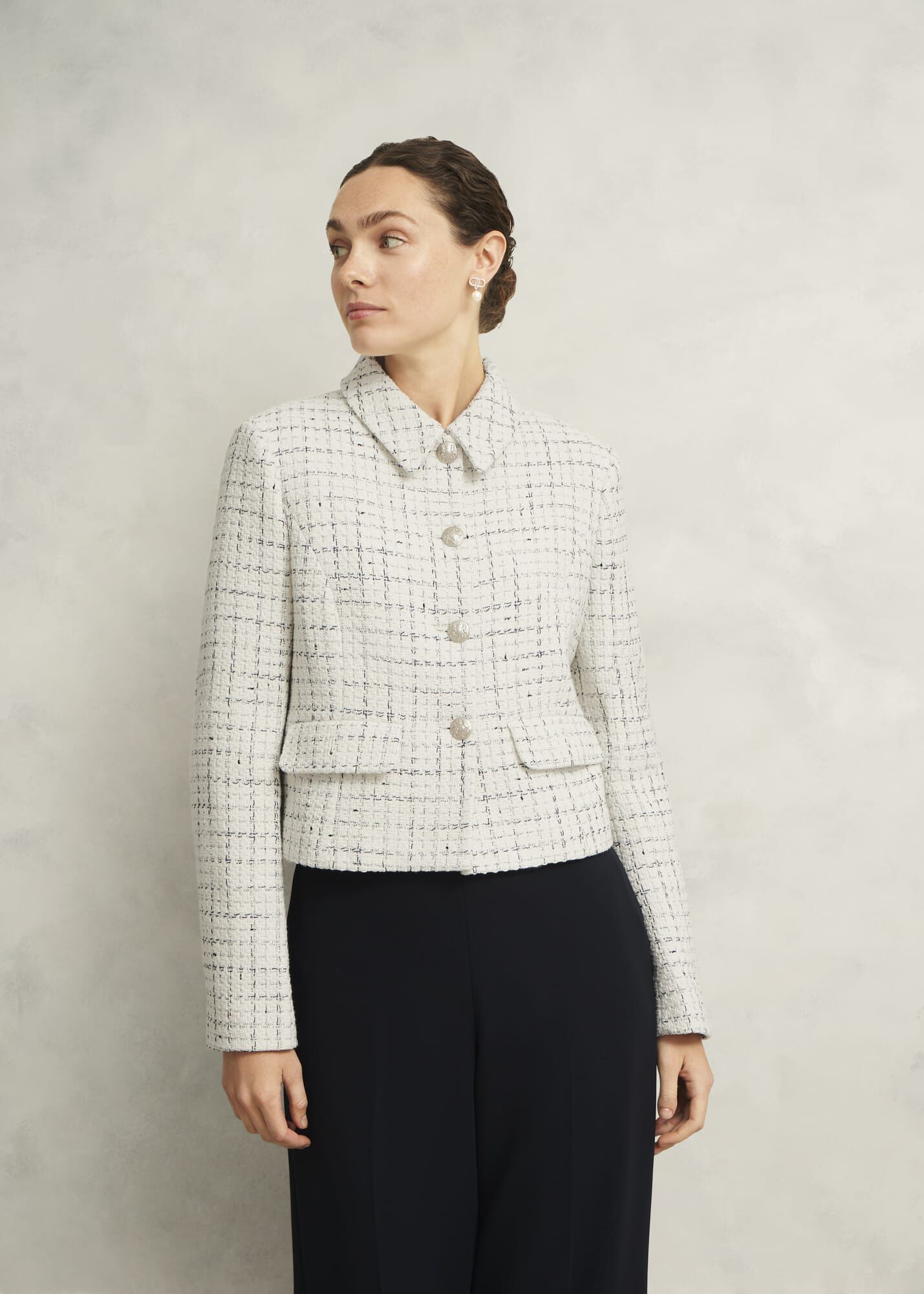 Jessie Cotton Blend Jacket | Hobbs US |