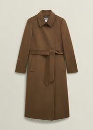 Livia Wool Coat, Vicuna, hi-res