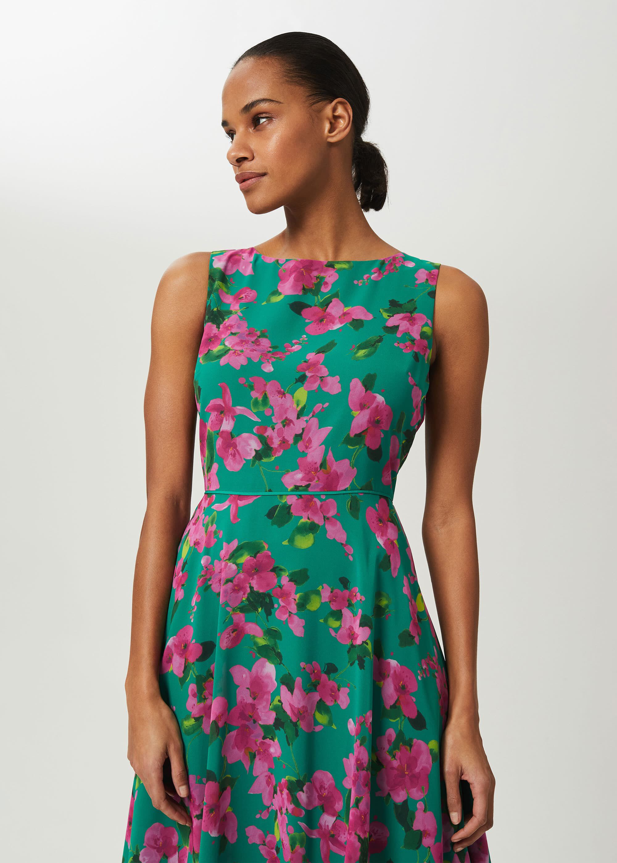 Carly Floral Midi Dress