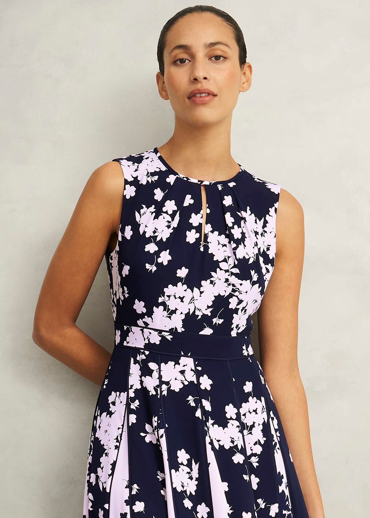 Petite Angelica Dress, Midnight Pink, hi-res