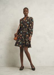 Hailey Dress, Black Multi, hi-res
