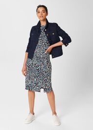 Jemma Jersey Dress, Green Multi, hi-res