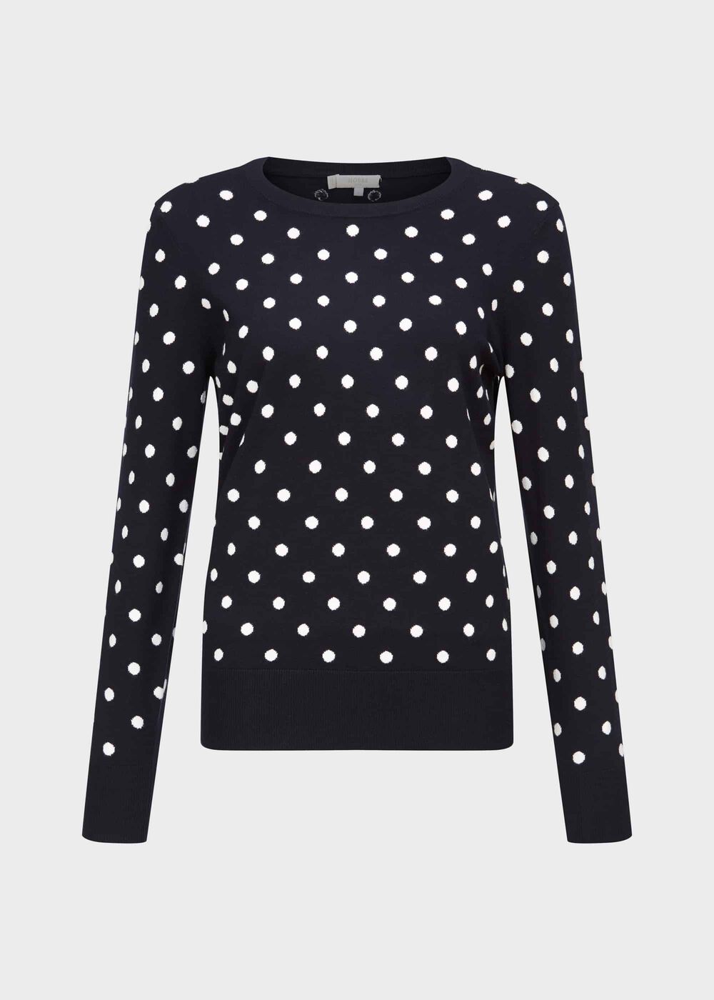 Athena Spot Jumper, Navy Ivory, hi-res