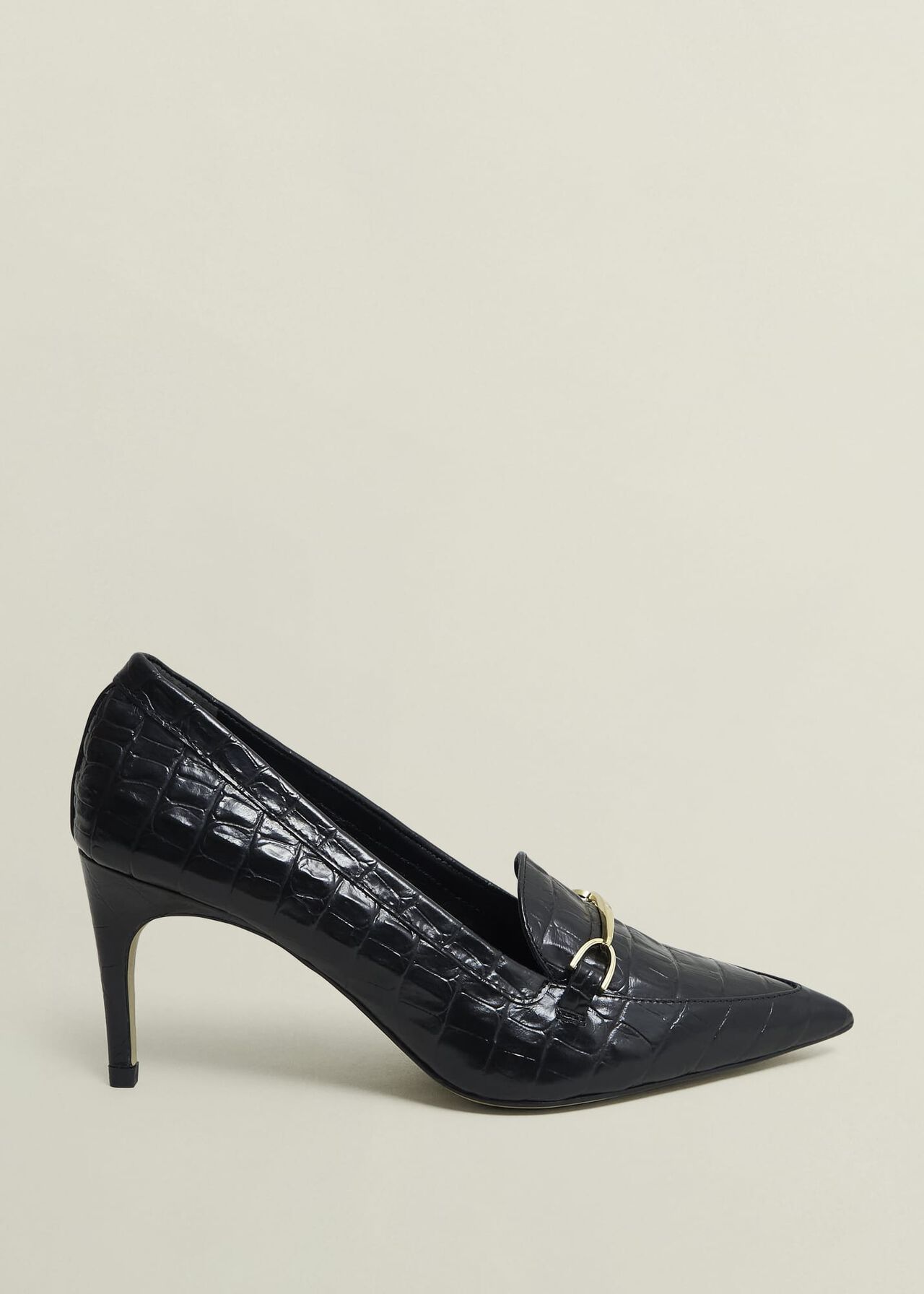 Ros Pumps, Black, hi-res