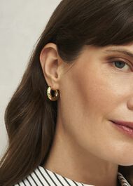 Clarisse Earrings, Silver Gold, hi-res