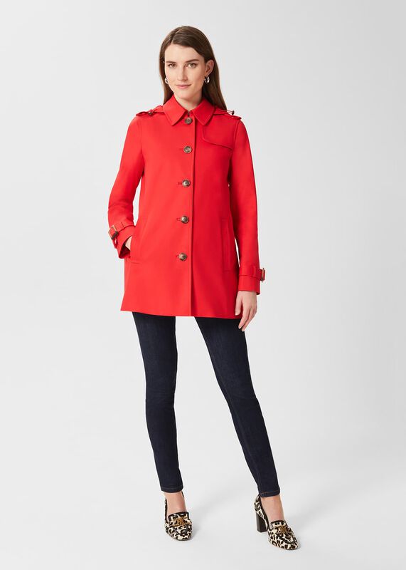 Hooded Chrissie Trench Coat