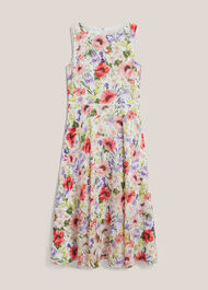 Carly Floral Dress, Ivory Multi, hi-res