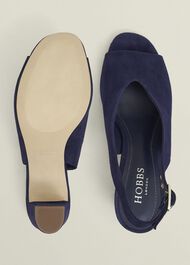 Kali Suede Sandal, Midnight Navy, hi-res