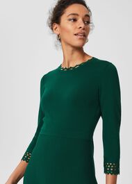 Erin Knitted Dress, Evergreen, hi-res