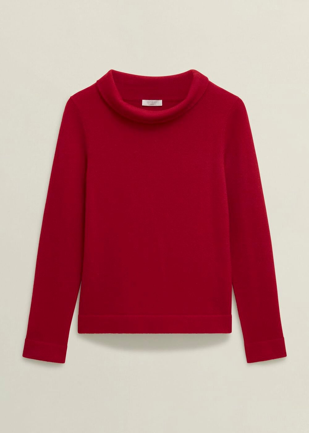 Audrey Wool Cashmere Sweater, Pomegranate, hi-res