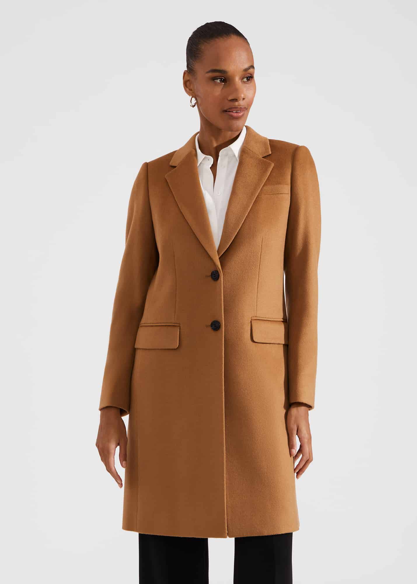 Hobbs london tilda wool coat camel 2025