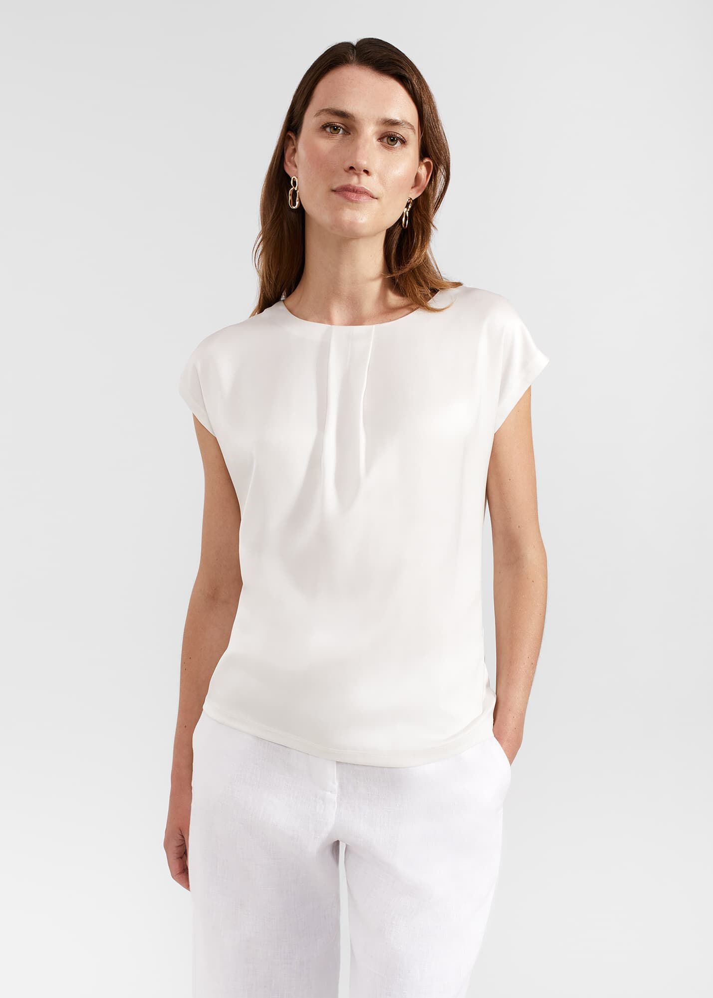 ホブズ HOBBS NITA SHIRT （WHITE） Nita Linen Shirt | Hobbs US |