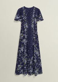 Petite Rosella Dress, Midnight Multi, hi-res
