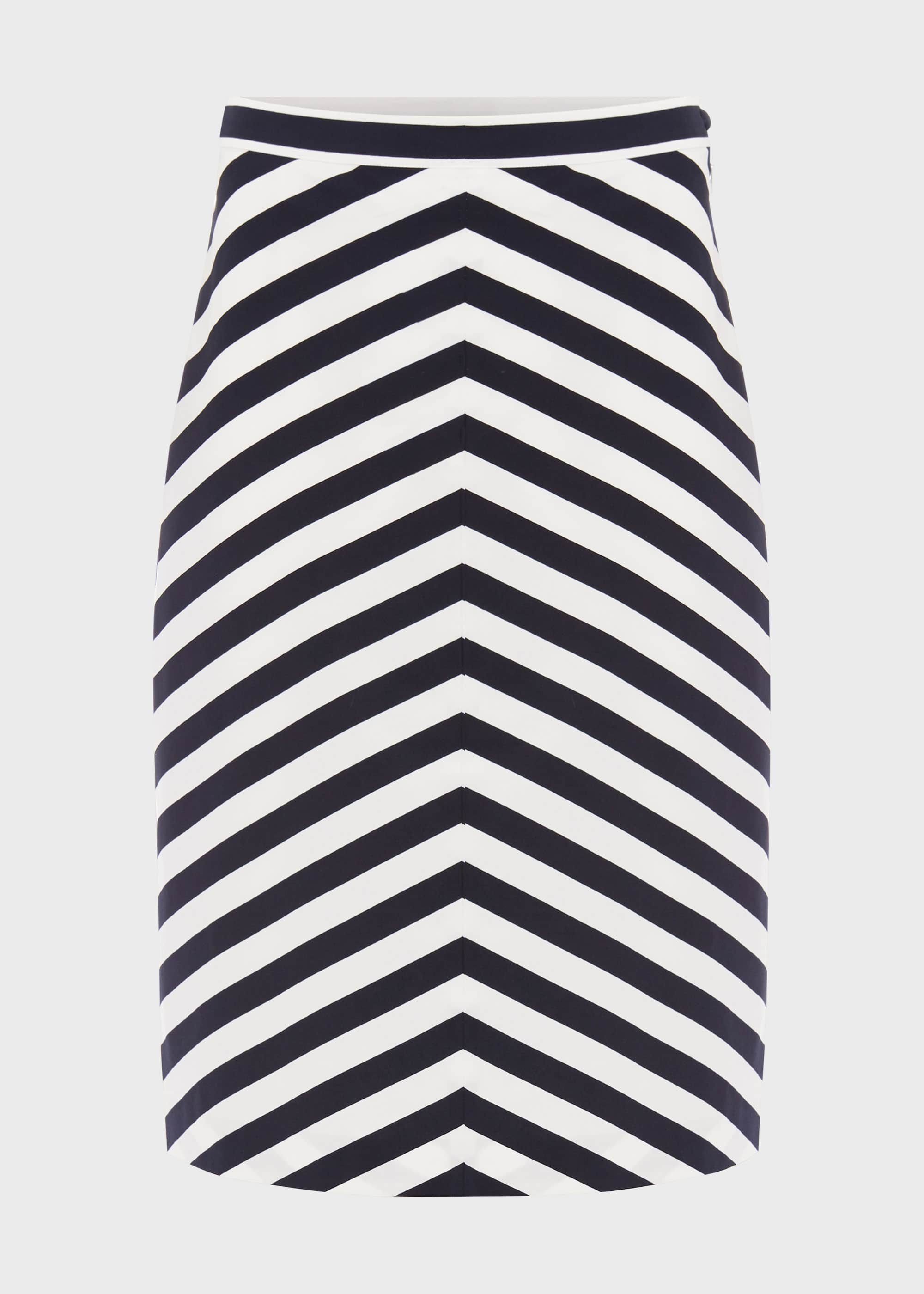 Striped a on sale line skirt