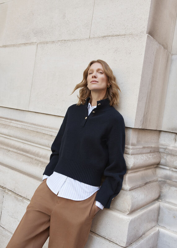 Adler Knitted Cotton Jumper