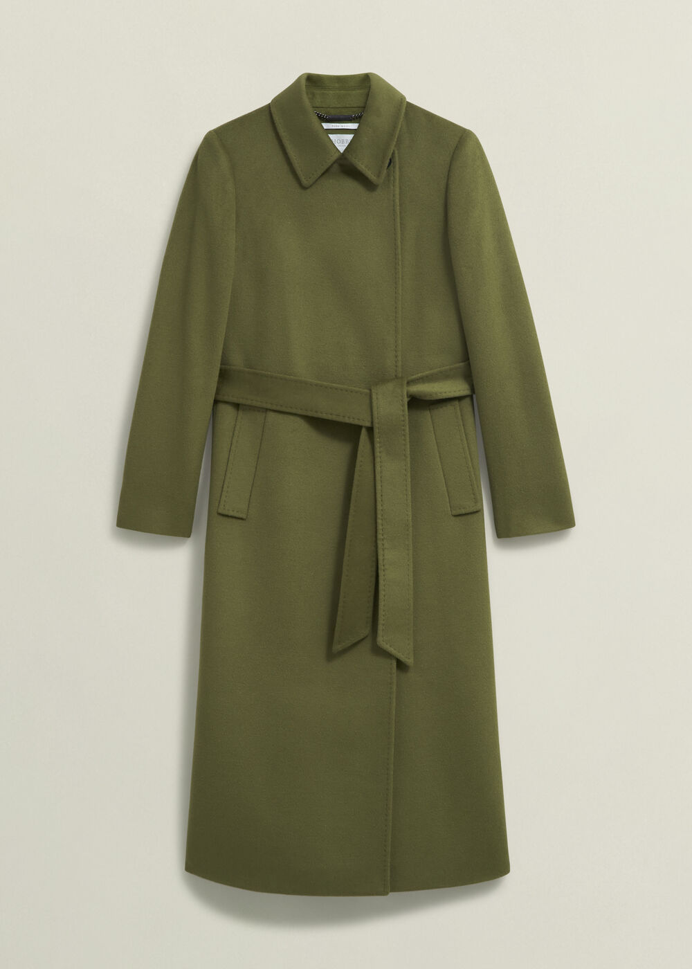 Petite Livia Wool Coat, Kelp Green, hi-res