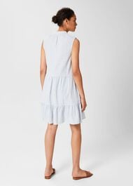 Soho A Line Dress, Pale Blue White, hi-res