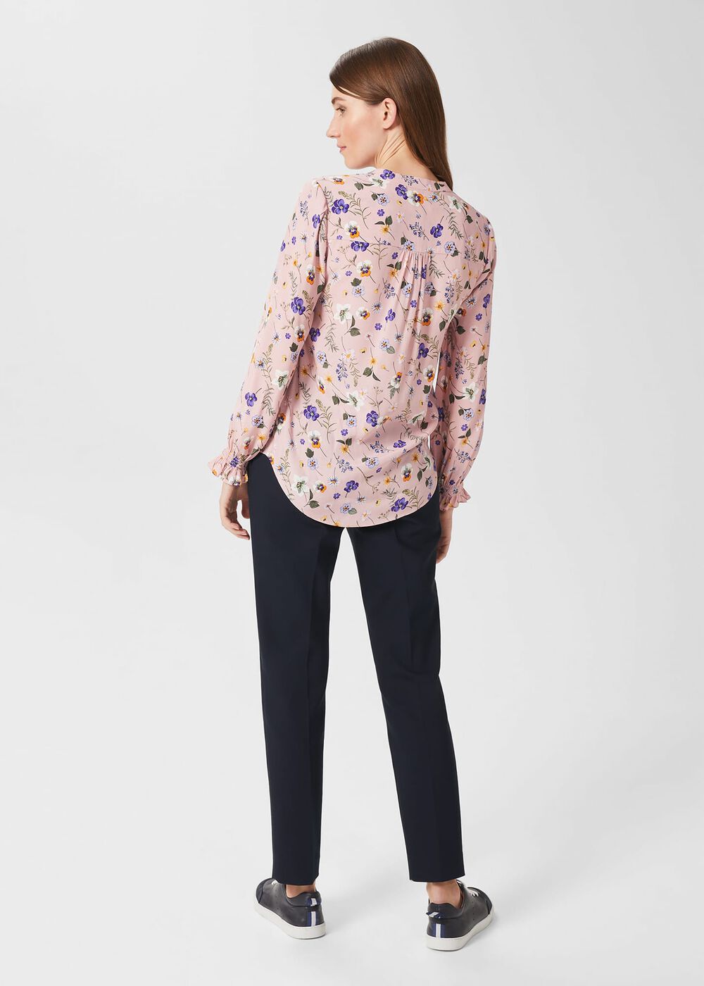 Sutton Floral Blouse , Pink Multi, hi-res