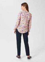 Sutton Floral Blouse , Pink Multi, hi-res