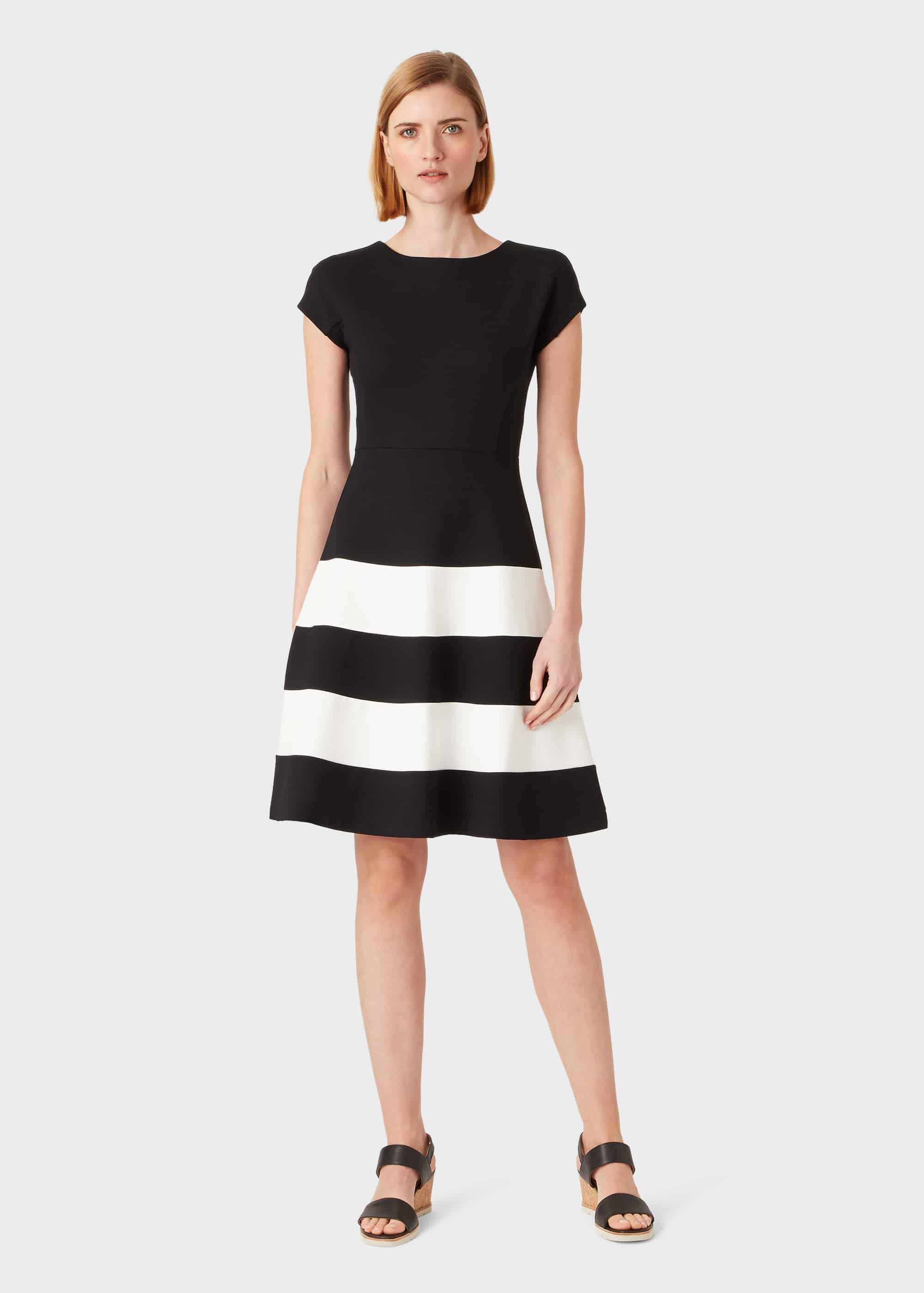 hobbs striped dress