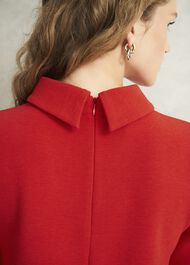 Tali Textured Top, Scarlet Red, hi-res