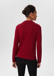 Talia Wool Cashmere Jumper, True Red, hi-res