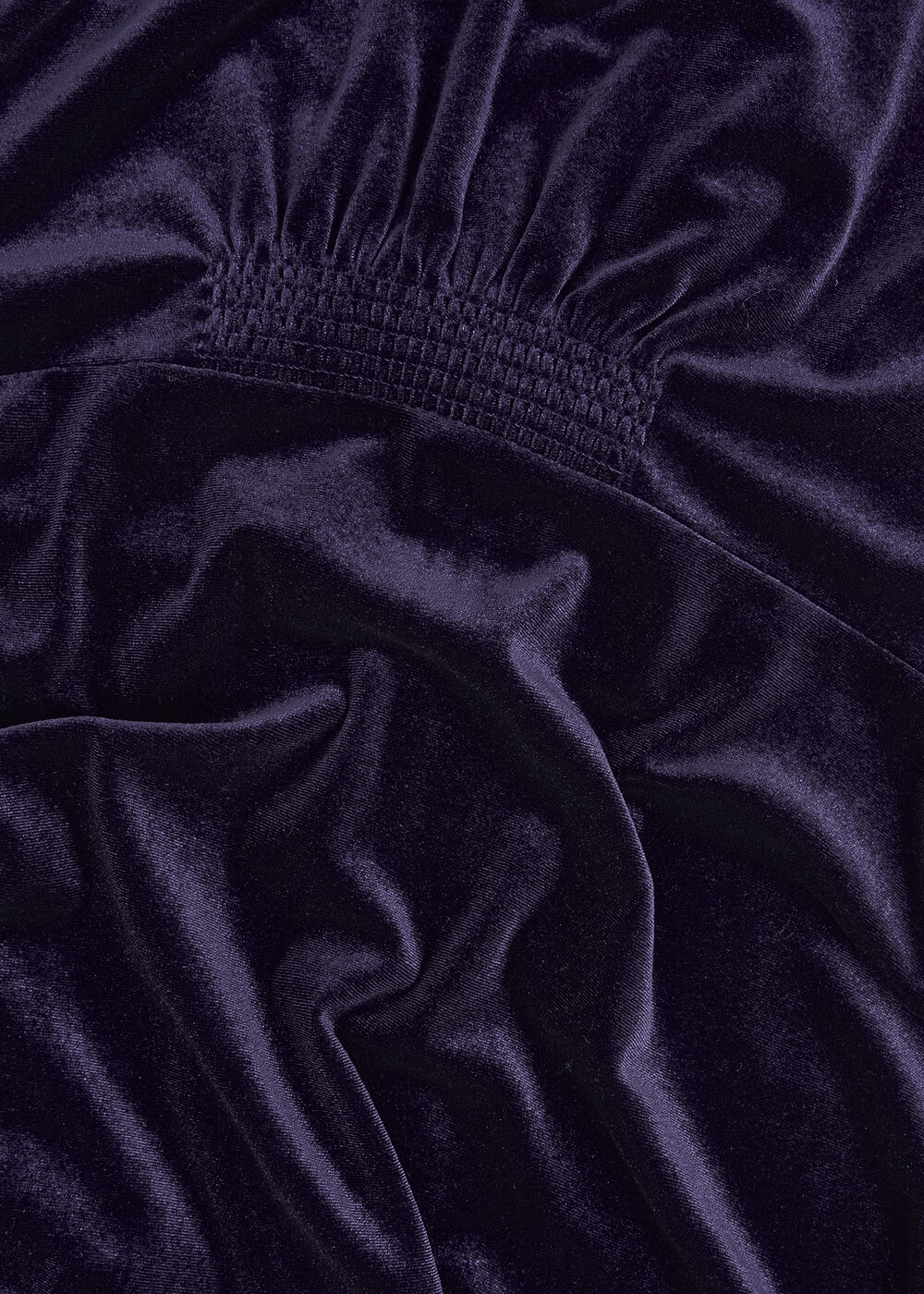Dormer Velvet Dress, Midnight Purple, hi-res
