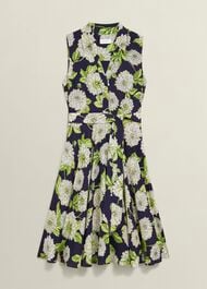 Petite Bea Dress, Navy Multi, hi-res