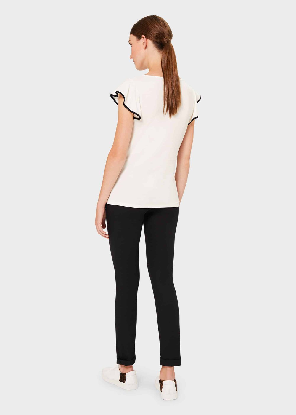 Nessie Top, White Navy, hi-res
